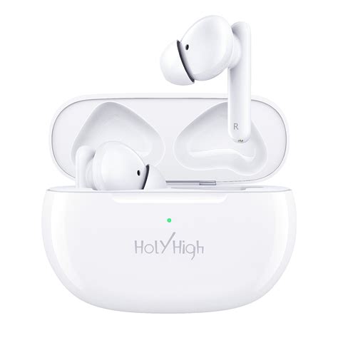 They auto connect with the last known connected device. . Pairing holyhigh earbuds